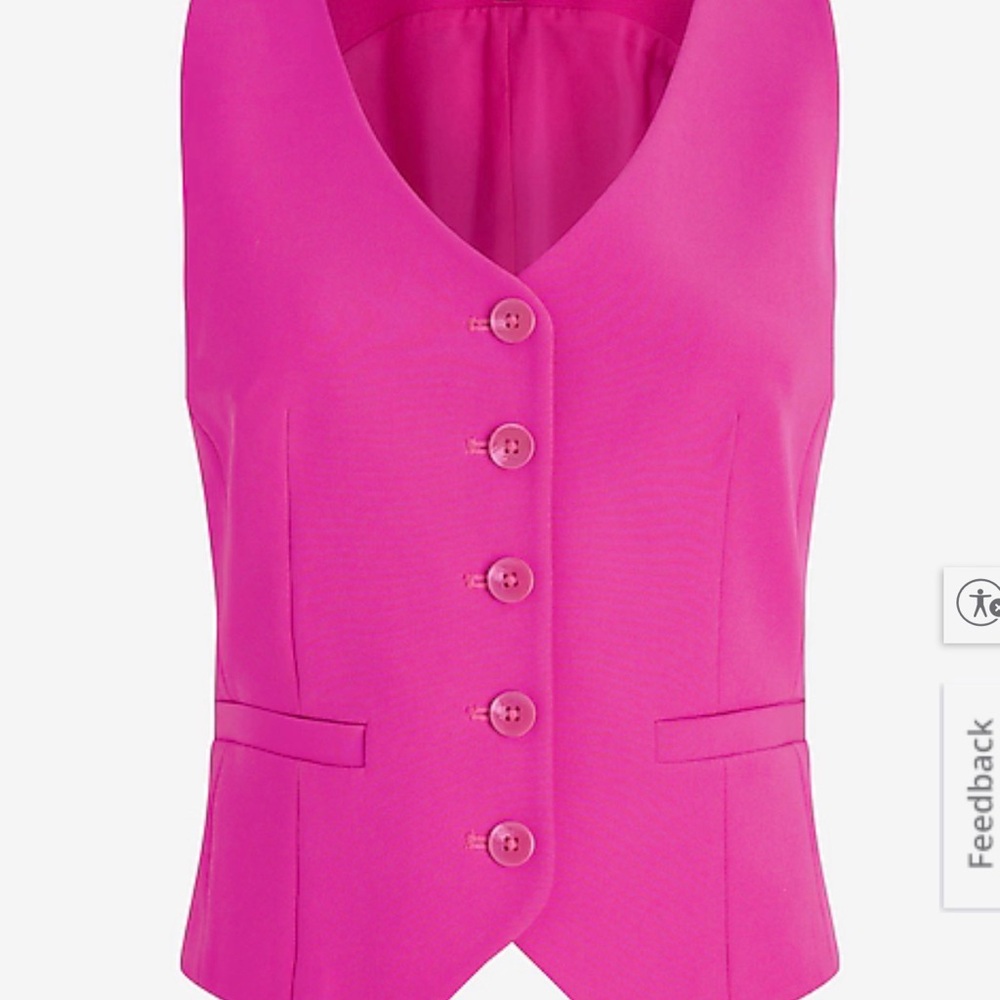 Editor Studio Stretch Twill Five Button Blazer Ve… - image 2